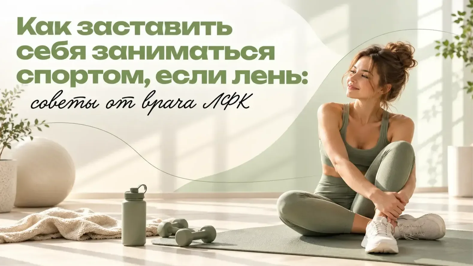 Как заставить себя заниматься спортом, если лень: советы от врача ЛФК