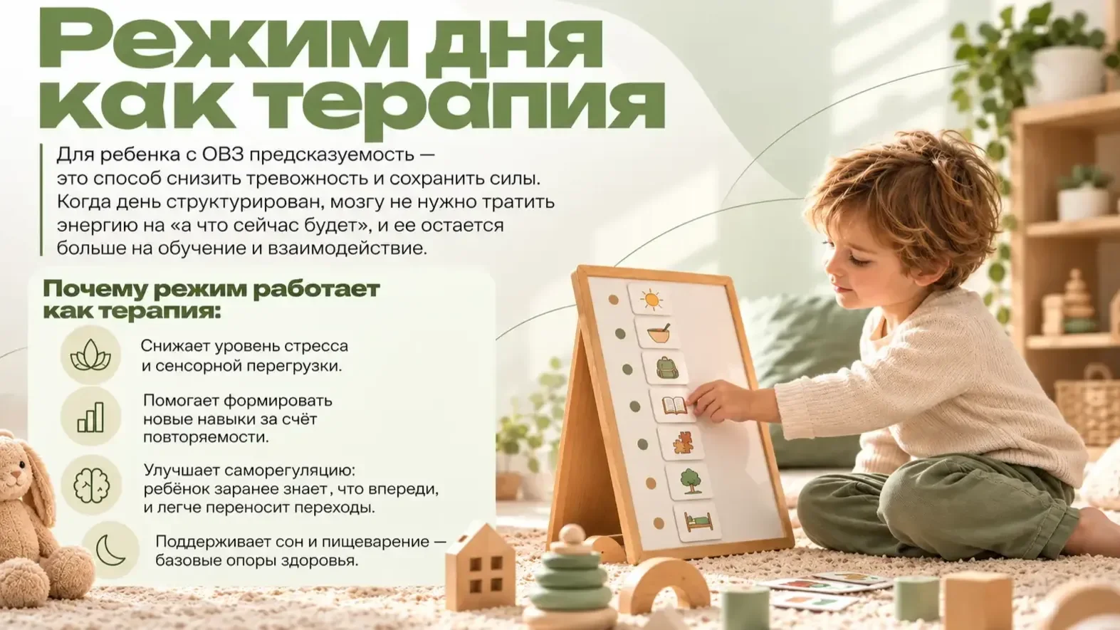 РЕЖИМ ДНЯ КАК ТЕРАПИЯ!